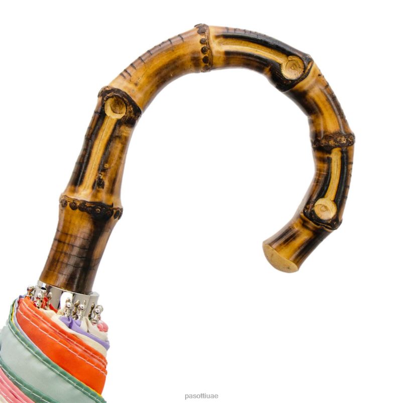 مظلة | 64 Rainbow-1 B - مظلة قوس قزح بمقبض من الخيزران PASOTTI Z446V572